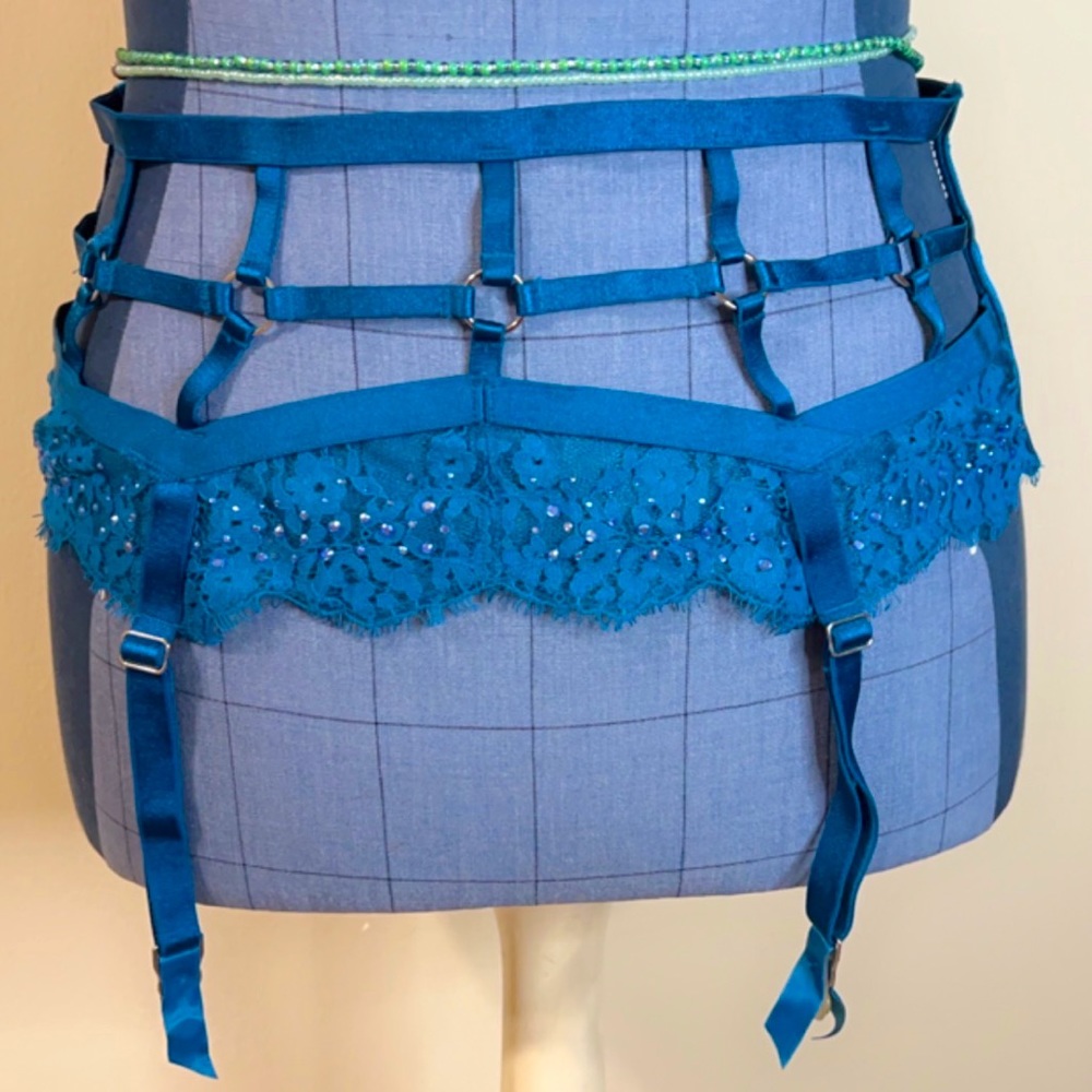 Victoria Secret | Teal Garter Belt | O/S